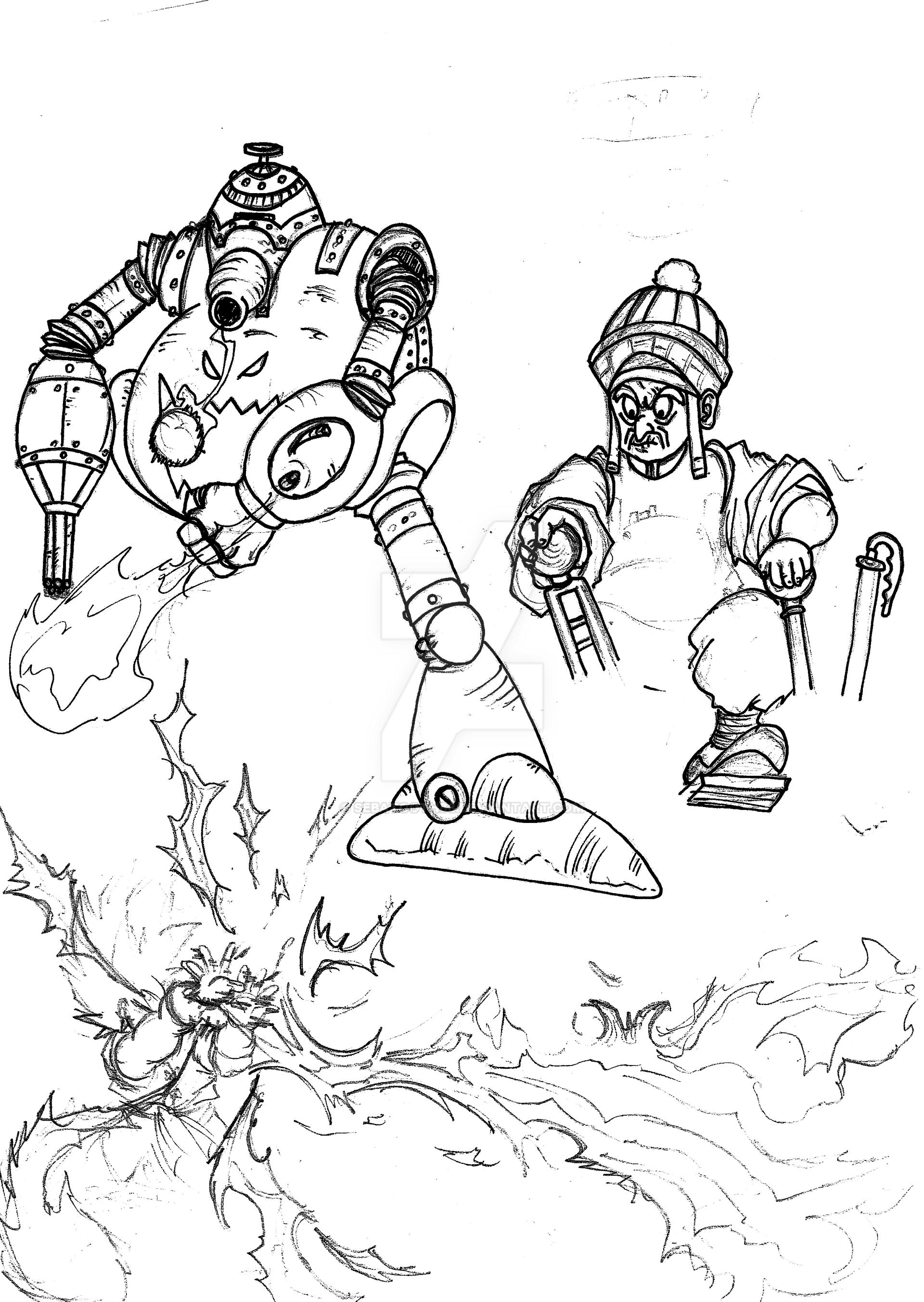 Dragon Chen Charackter Sketch #92 2000-2020.