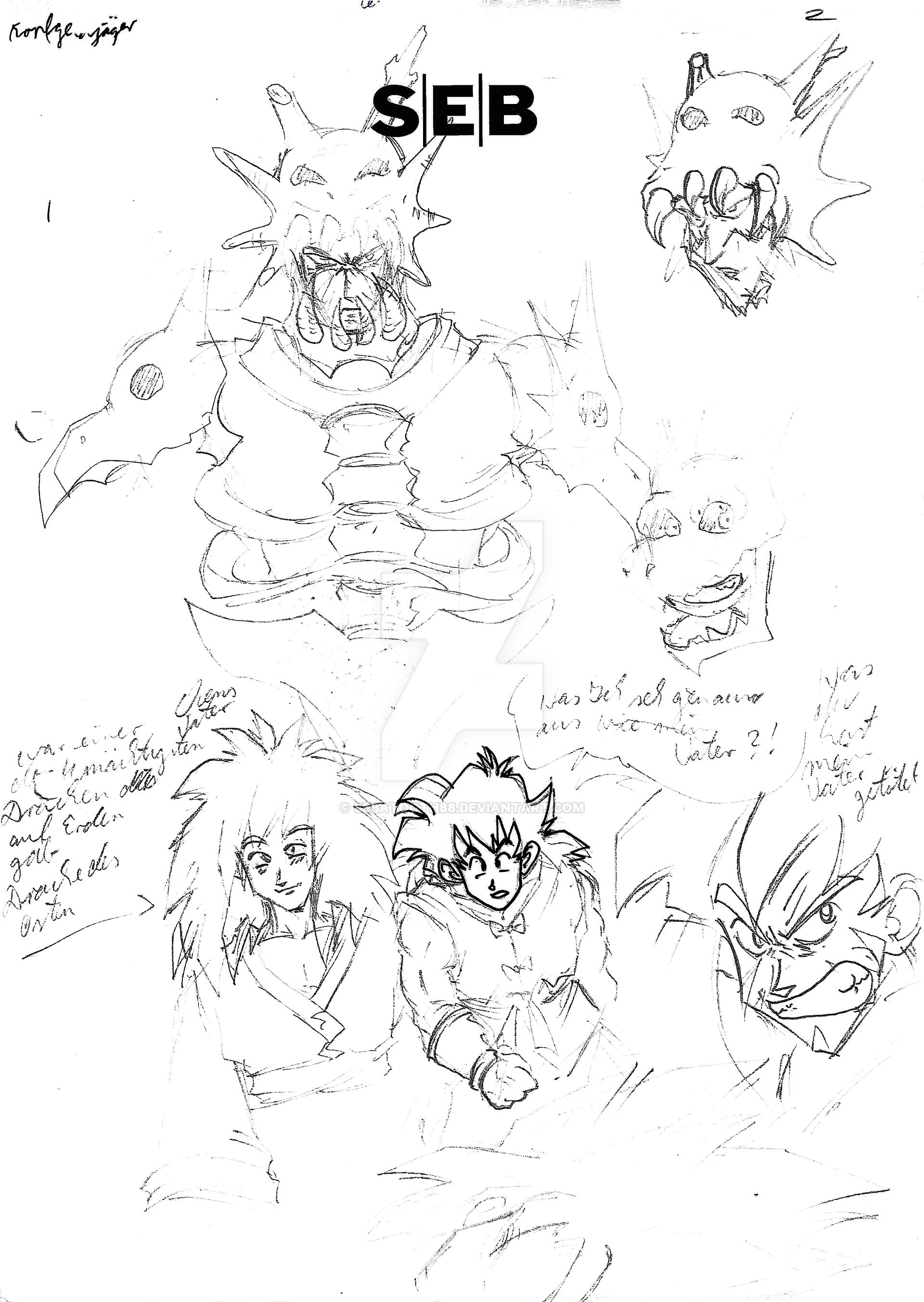 Dragon Chen Charackter Sketch #95 2000-2020.