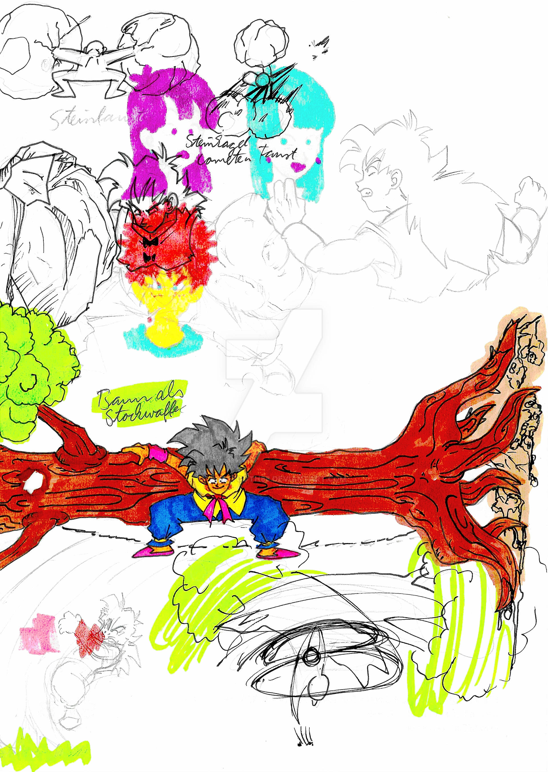 Dragon Chen Charackter Sketch #106 2000-2020.