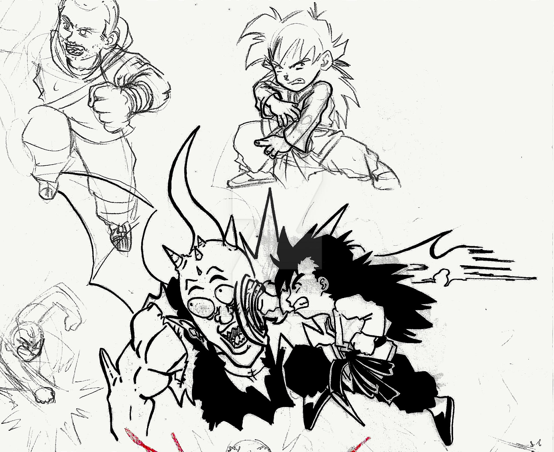 Dragon Chen Charackter Sketch #119 2000-2020.