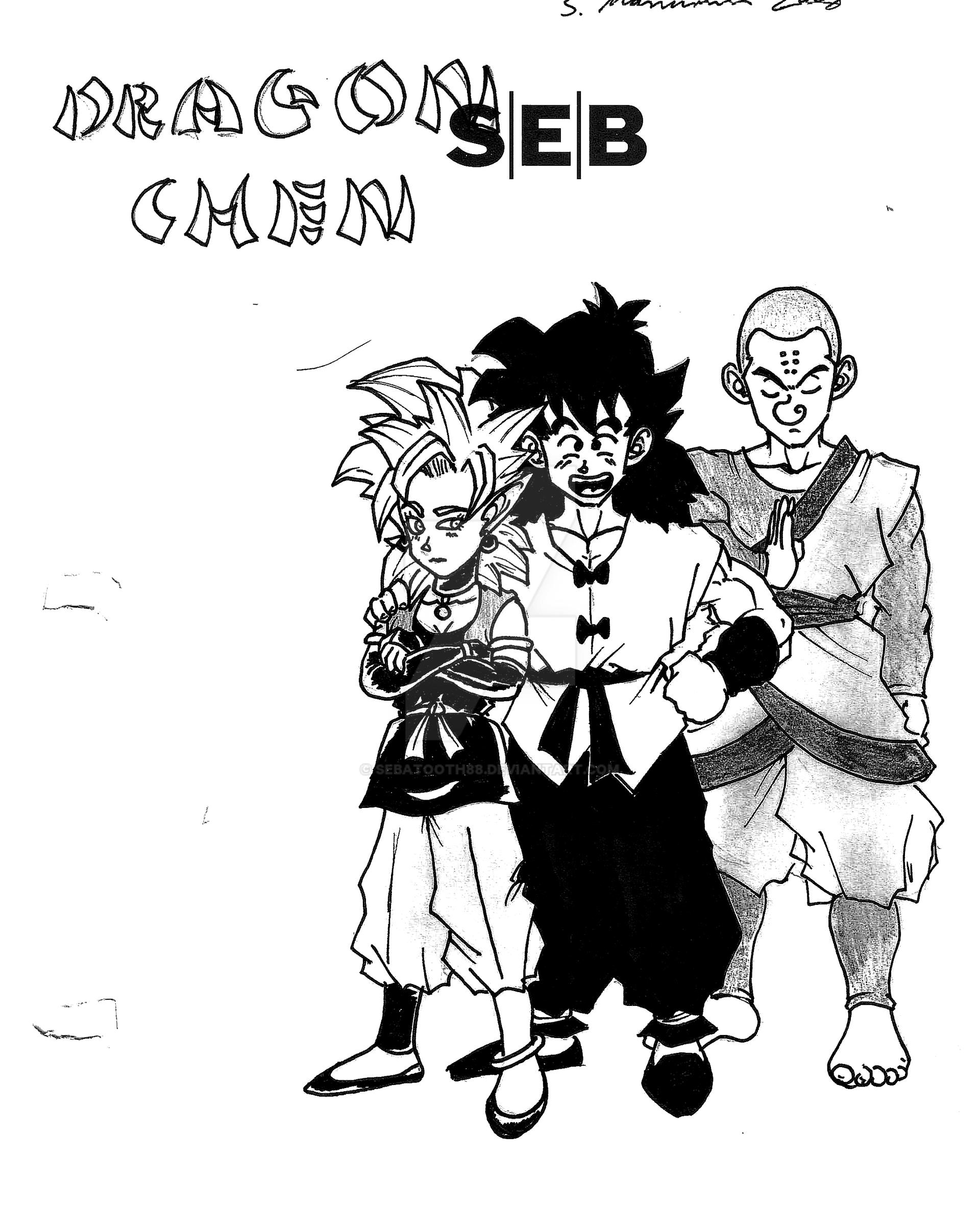 Dragon Chen Charackter Sketch #125 2000-2020.