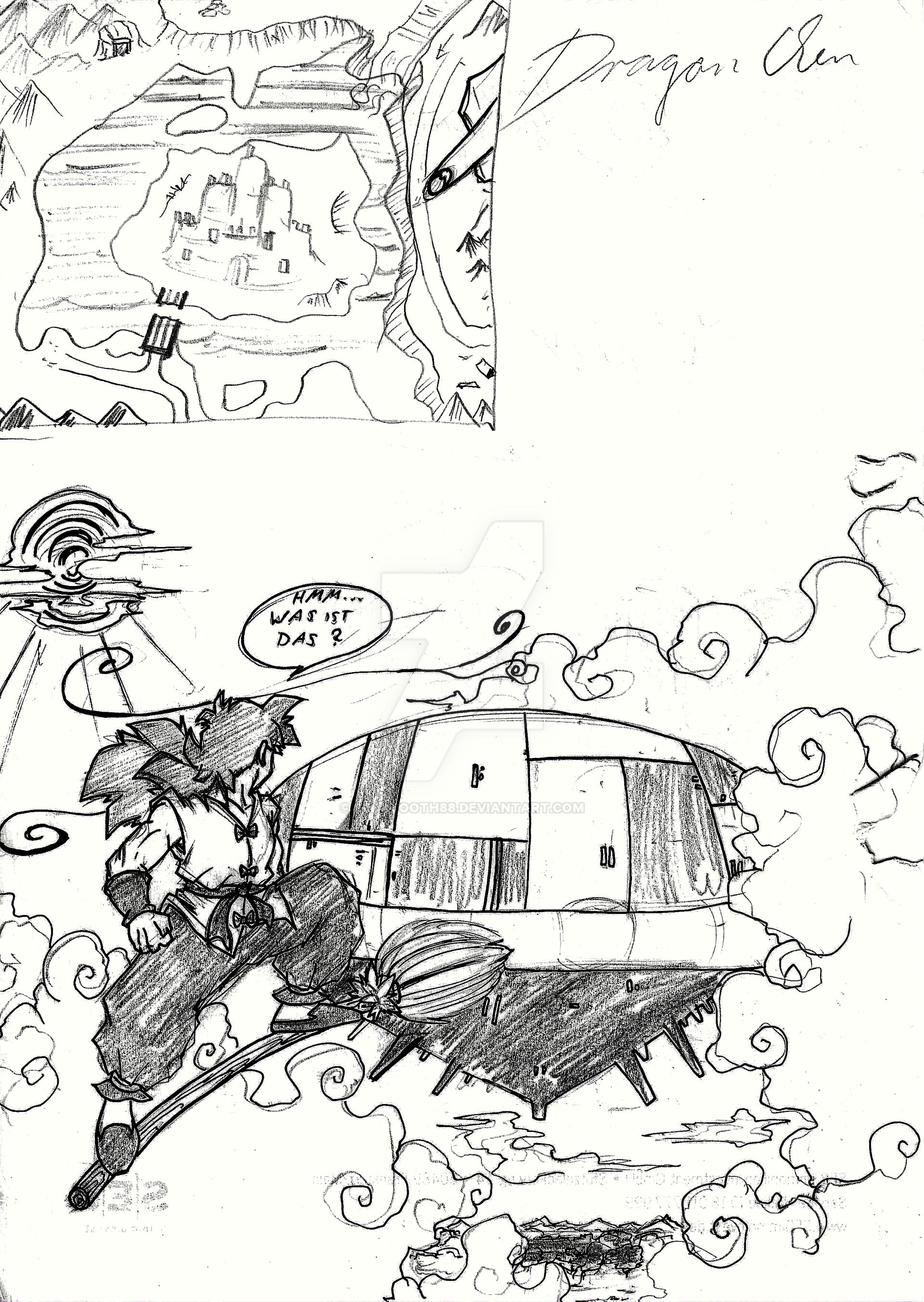 Dragon Chen Charackter Sketch #136 2000-2020.