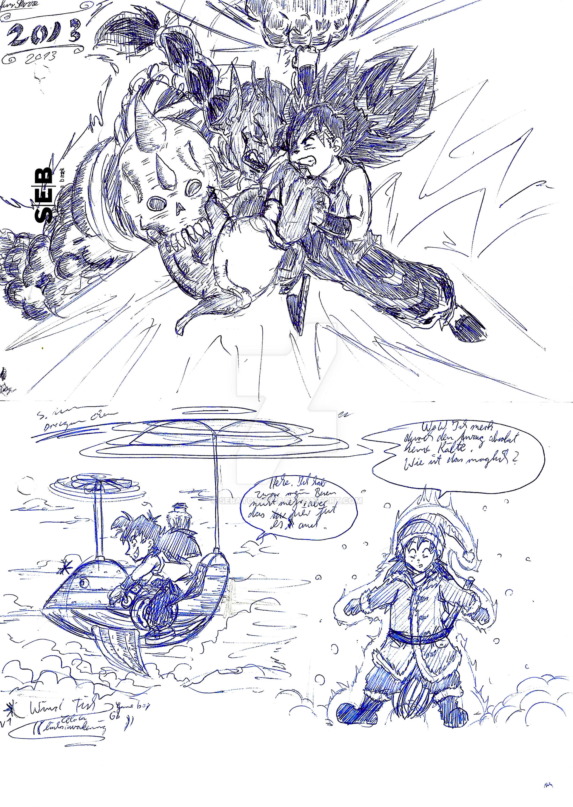 Dragon Chen Charackter Sketch #141 2000-2020.