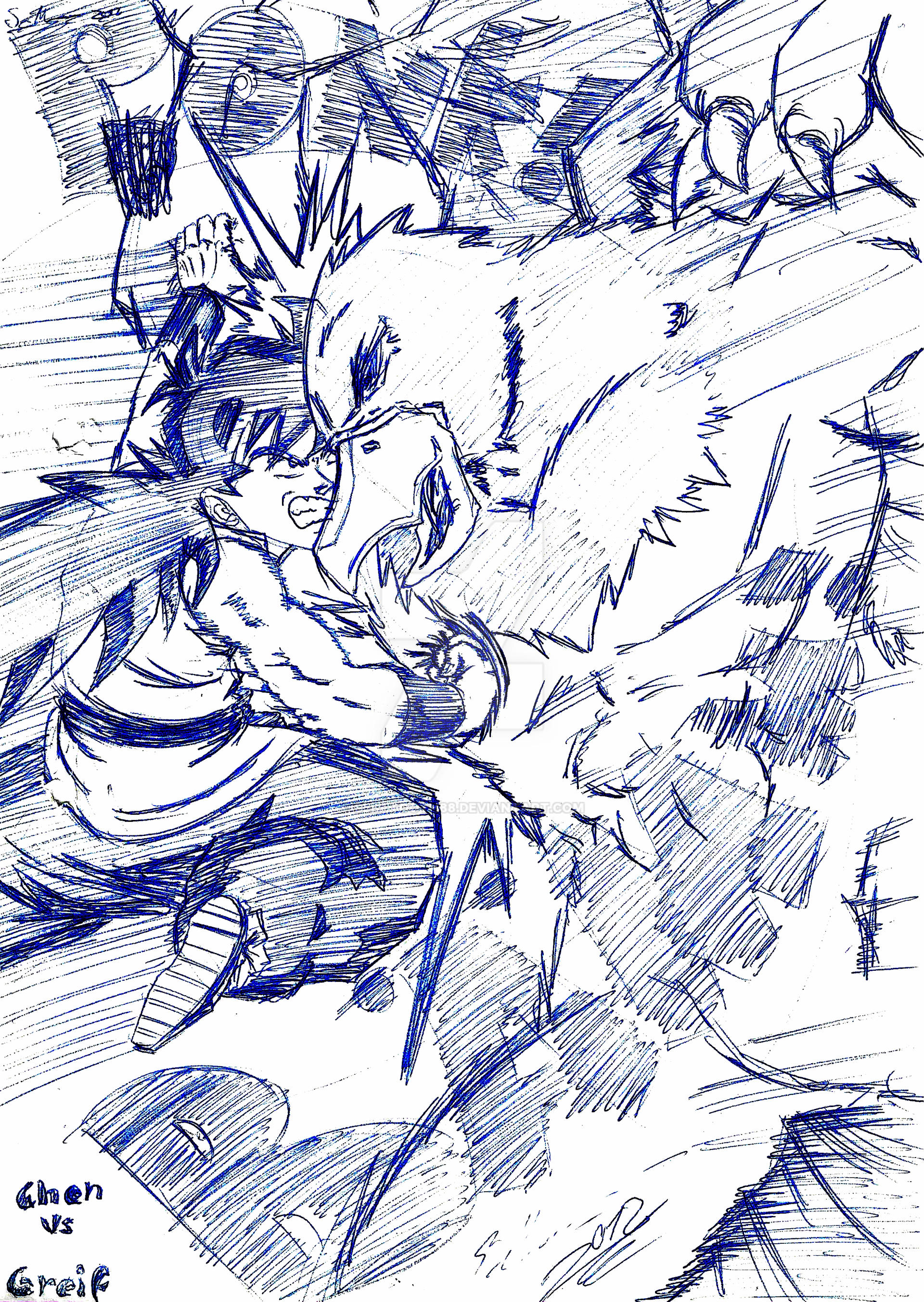 Dragon Chen Charackter Sketch #144 2000-2020.