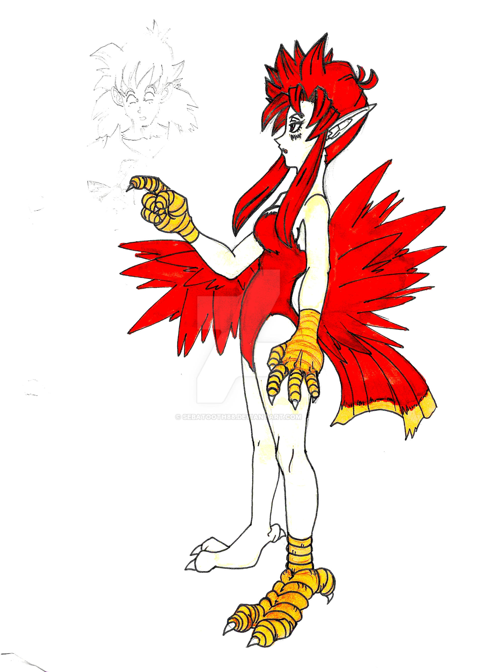 Dragon Chen Charackter Sketch #149 2000-2020.