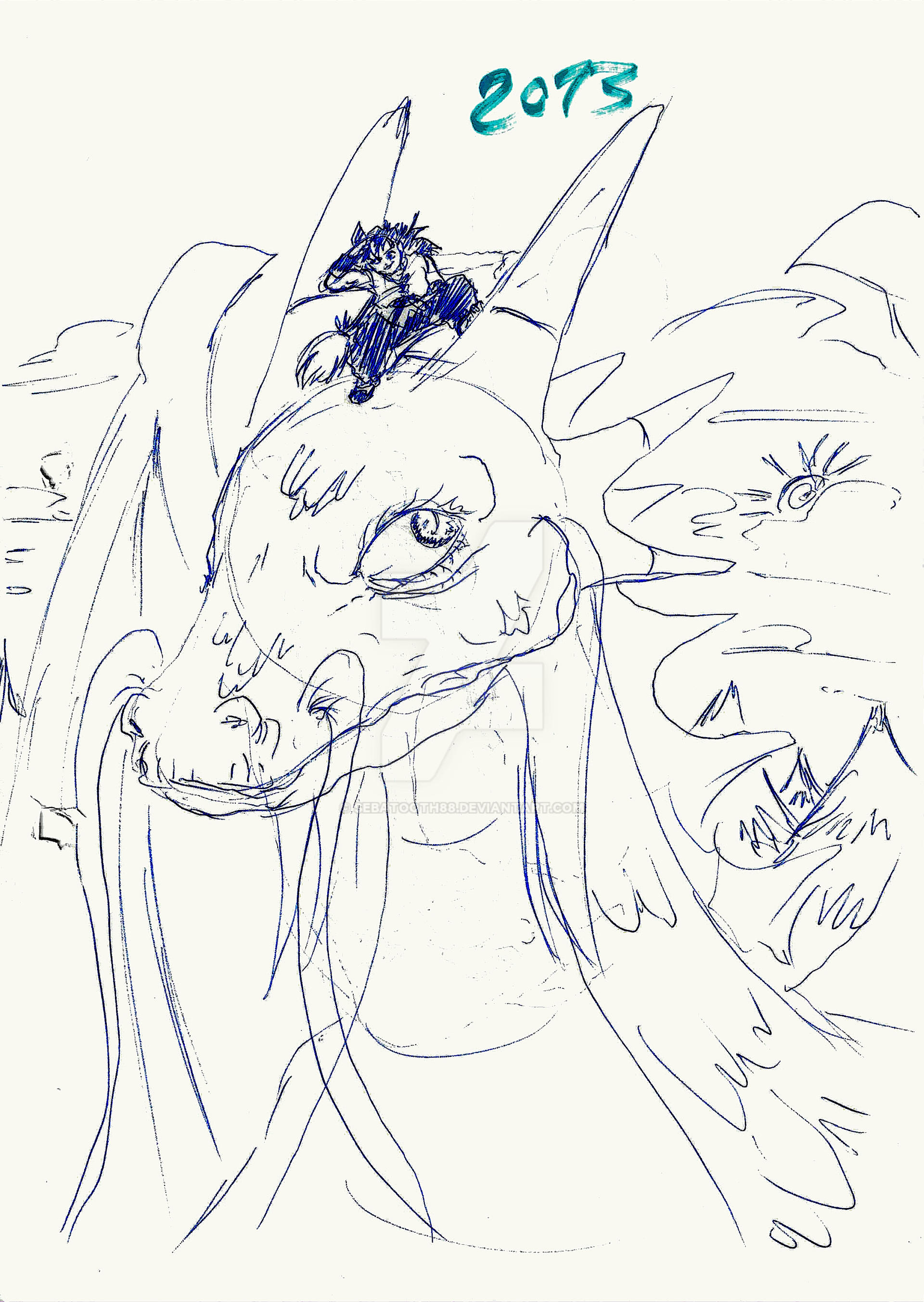 Dragon Chen Charackter Sketch #159 2000-2020.