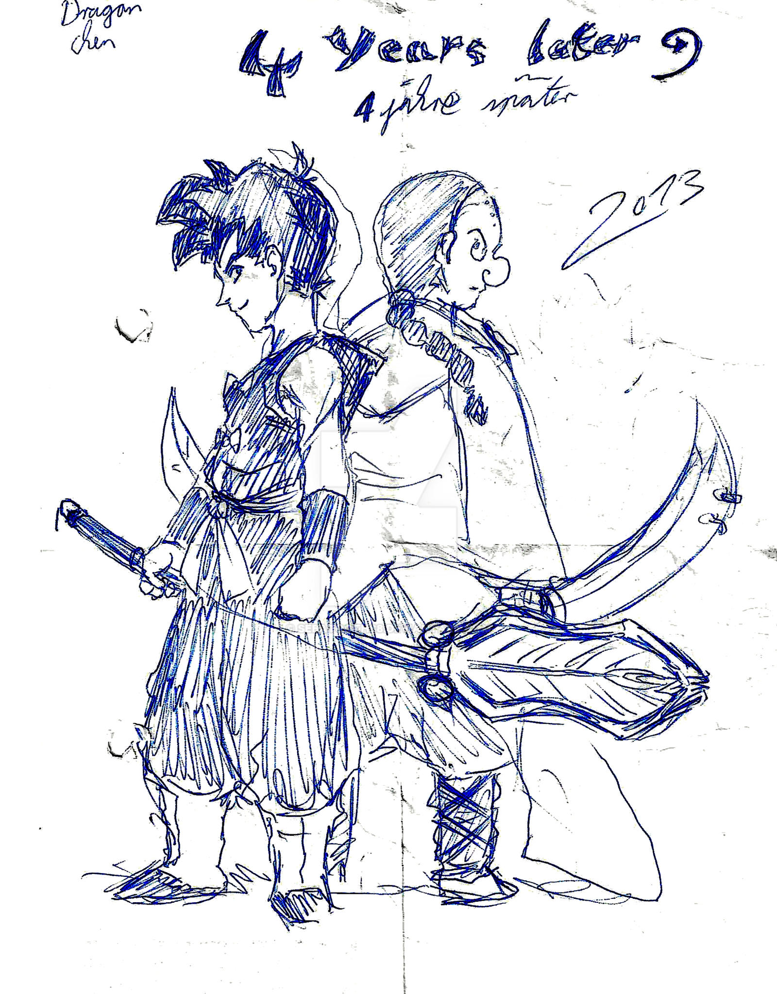 Dragon Chen Charackter Sketch #164 2000-2020.