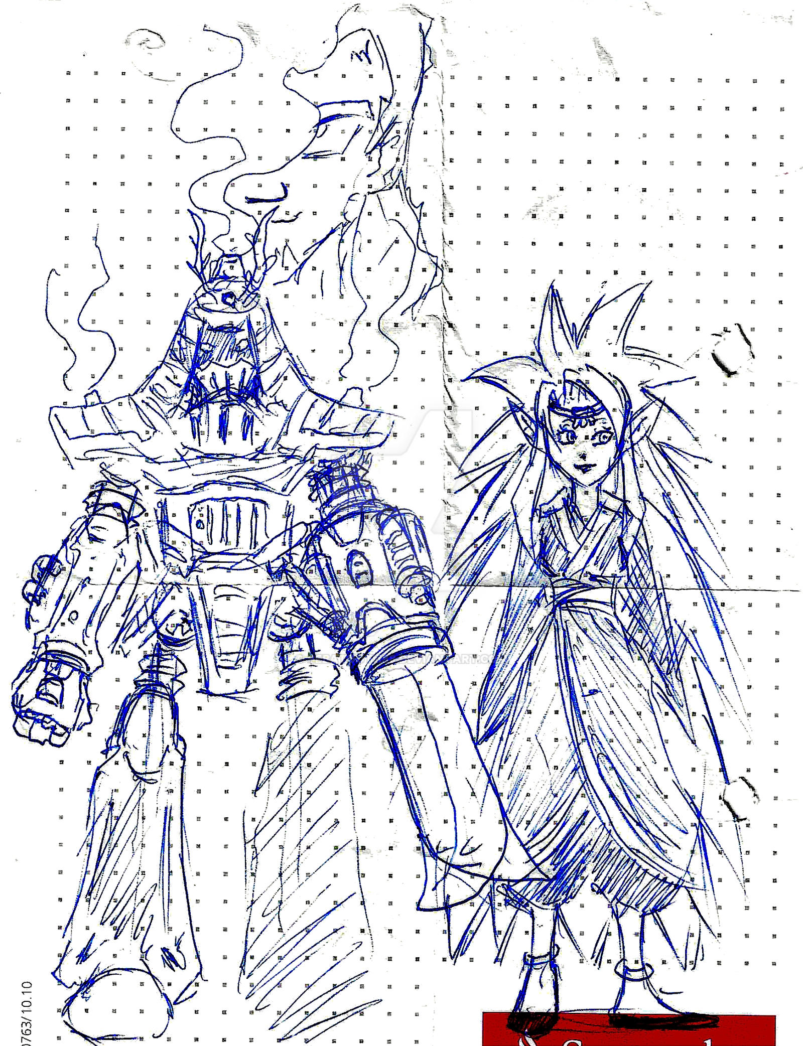 Dragon Chen Charackter Sketch #165 2000-2020.