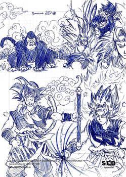 Dragon Chen Charackter Sketch #173 2000-2020.