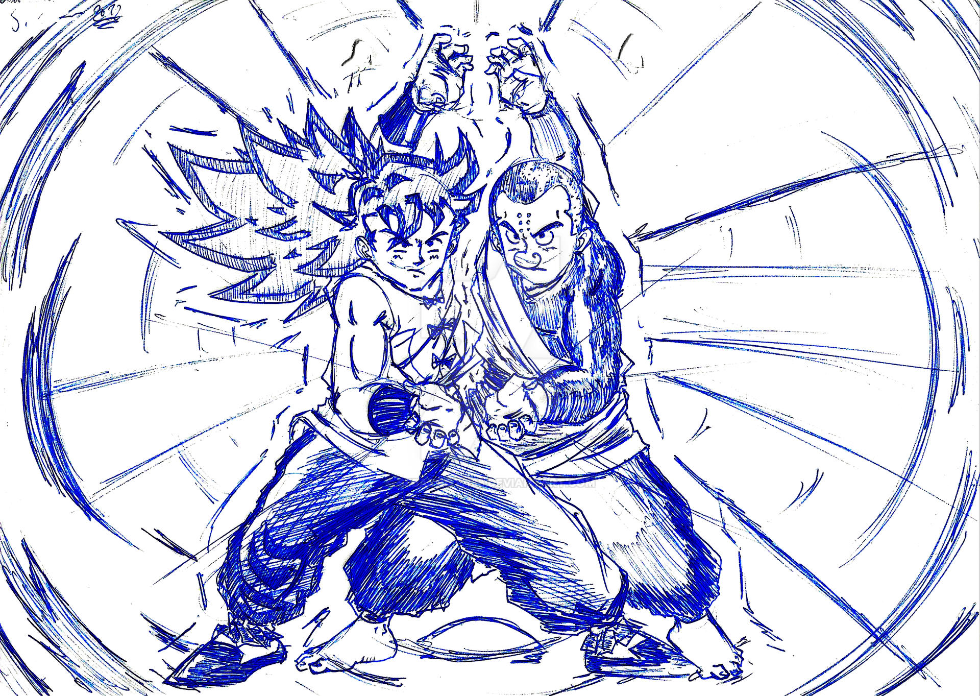 Dragon Chen Charackter Sketch #186 2000-2020.