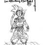 Dragon Chen vs Son Goku Sketch #196 2000-2020