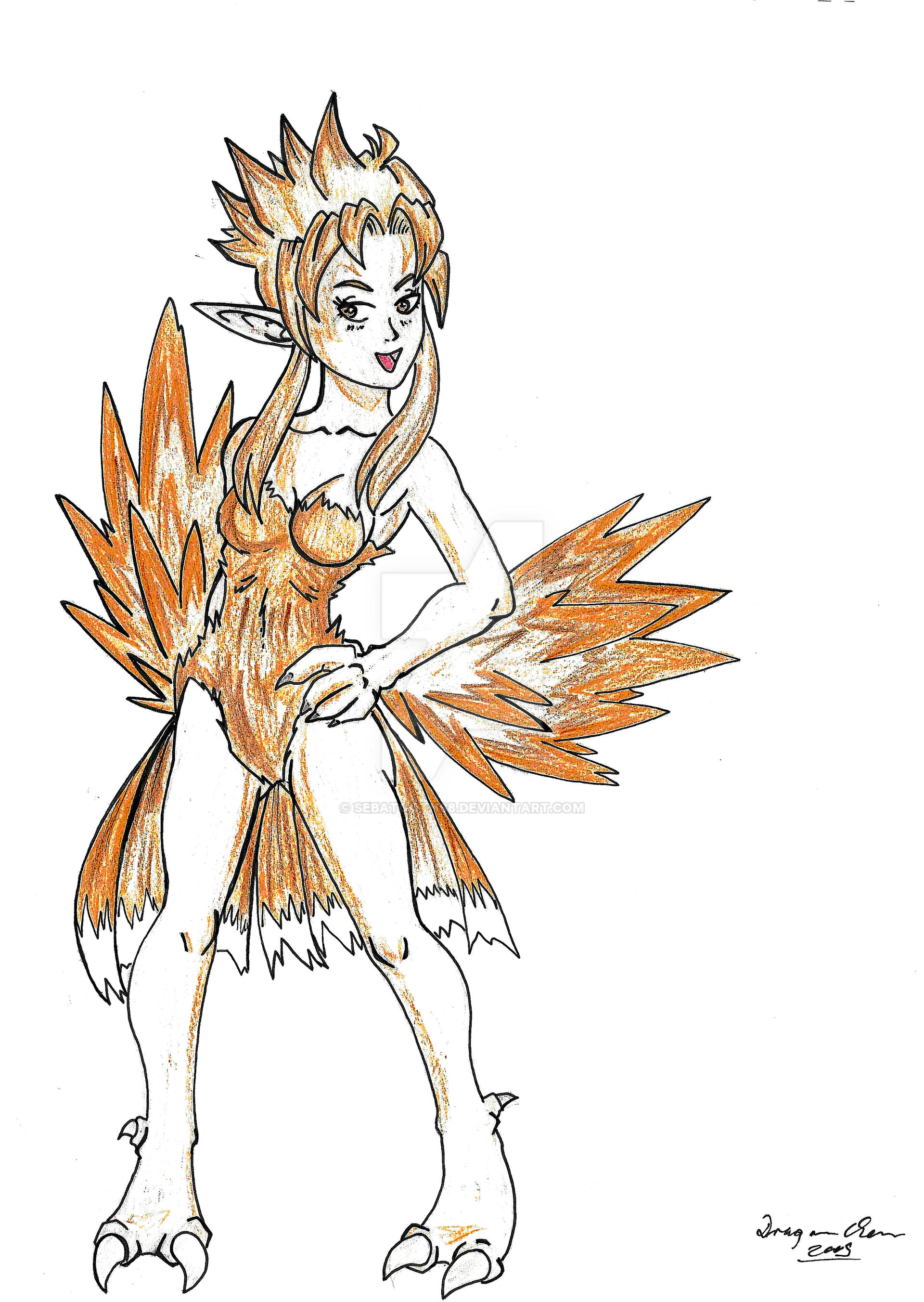 Dragon Chen Charackter Sketch #216 2000-2020