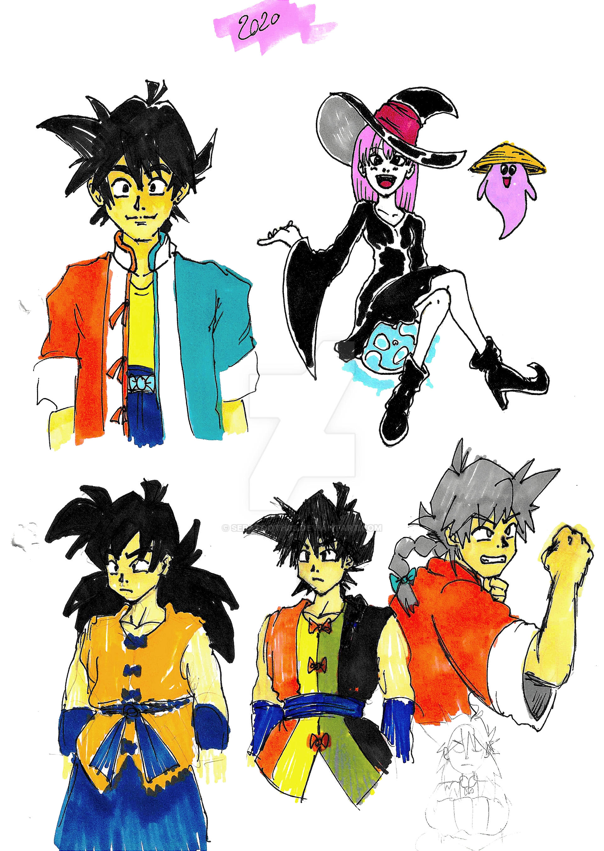 Dragon Chen Charackter Sketch #235 2000-2020