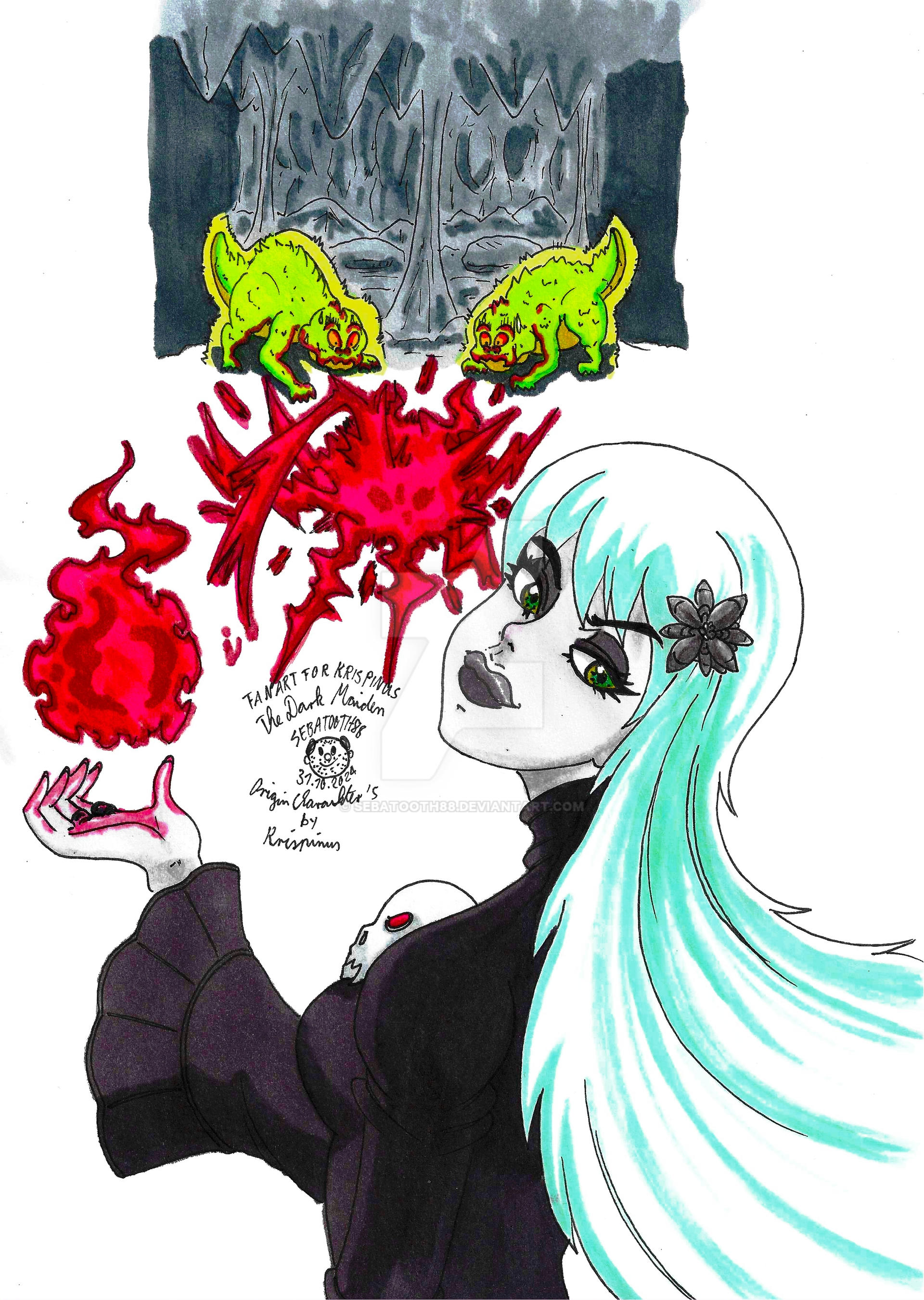 The Dark Maiden Fanart for Krispinus