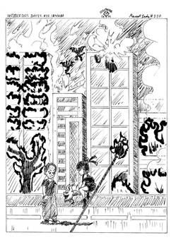 Inktober 2025 Day 25 Inerno Mascot Lady 220