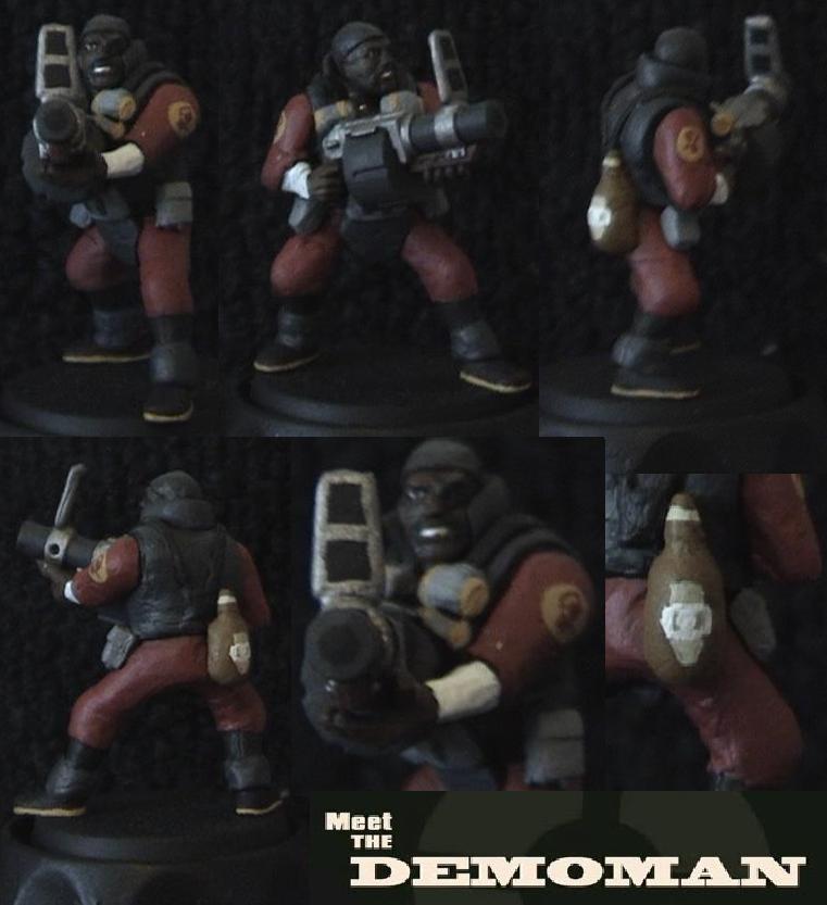 Warhammer Models: The Demoman.