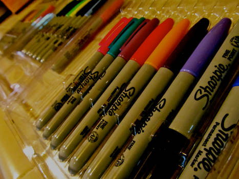 Sharpies, Sharpies, Sharpies.