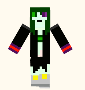 Black Demon Slayer minecraft skin