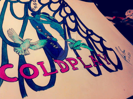 FINISH DRAWING OF COLDPLAY'S LOGO