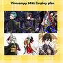 Visuvampy 2023 Cosplay plan