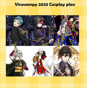 Visuvampy 2023 Cosplay plan