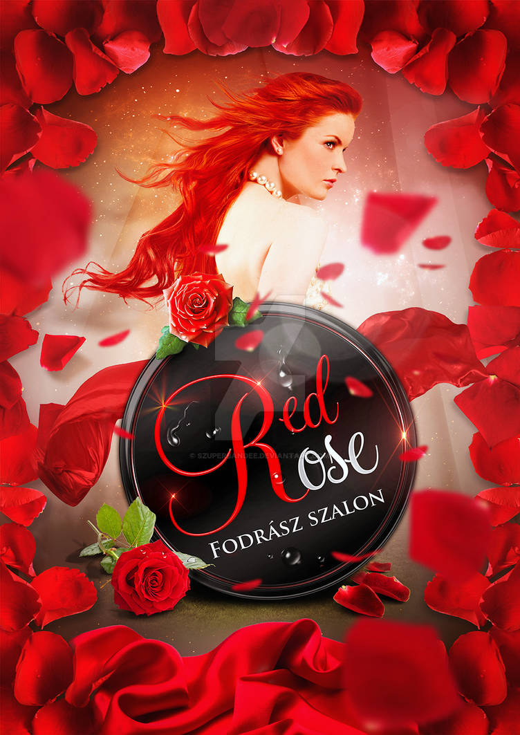 Flyer Red Rose Cosmetics by SzuperBandee on DeviantArt