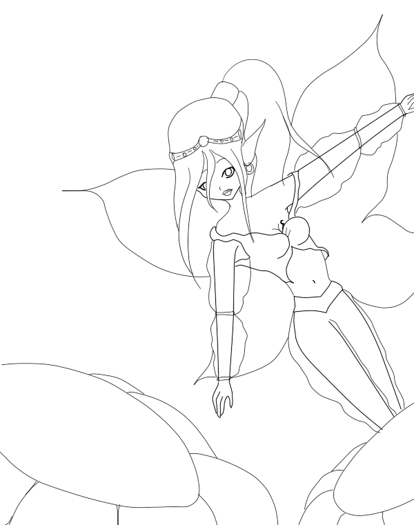 Fairy - lineart