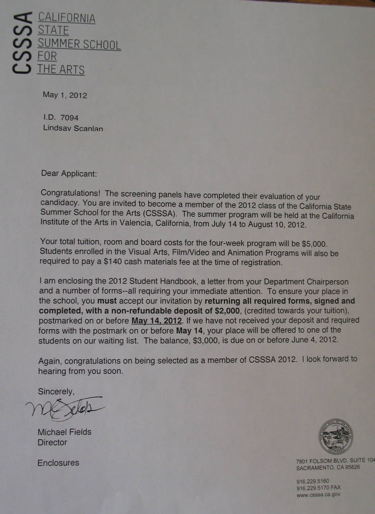 My CSSSA Acceptance Letter By Pickardie On DeviantArt my-csssa-acceptance-letter-by-pickardie-on-deviantart