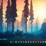 Among Trees Rainmeter Skin