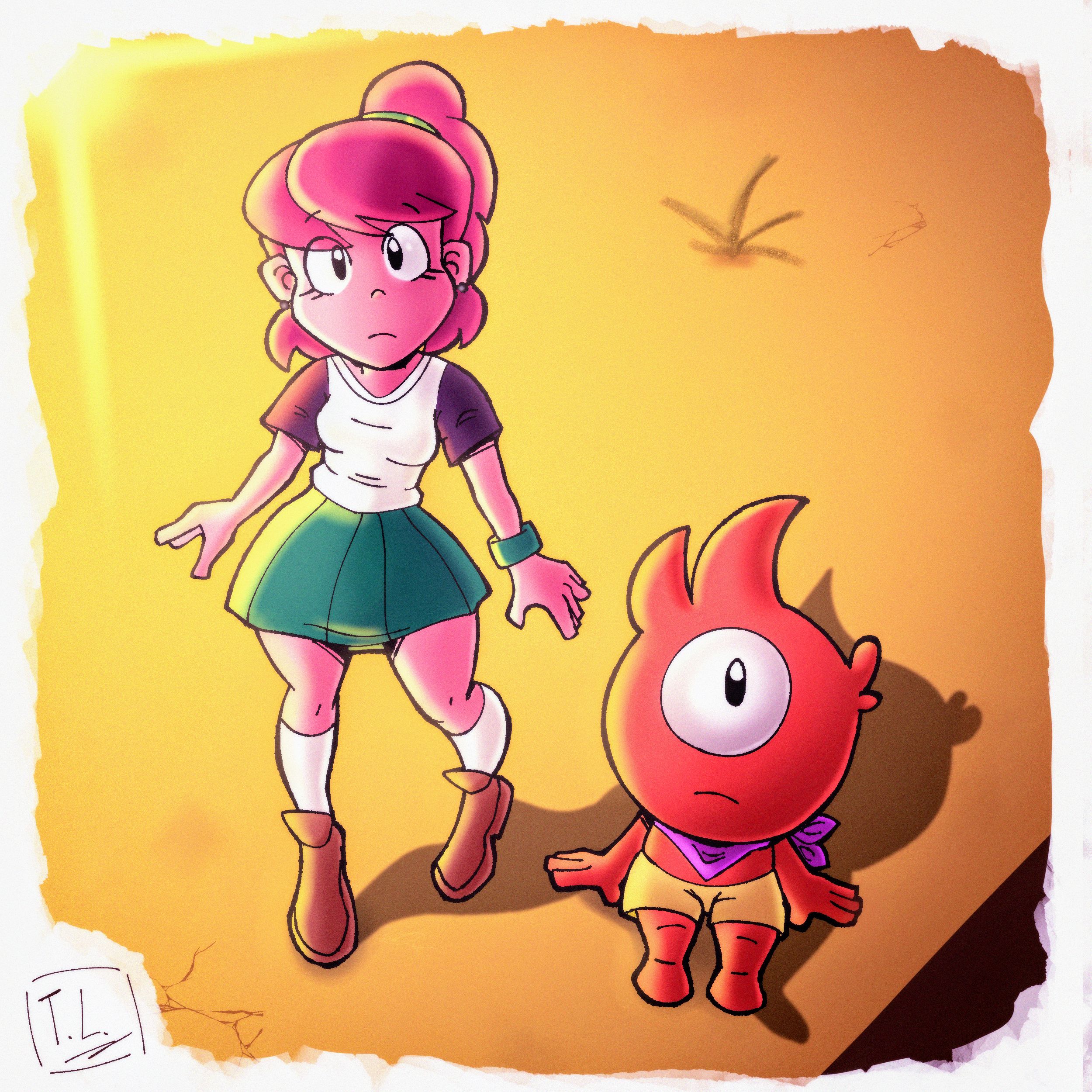 Rolus and Nophie Fanart