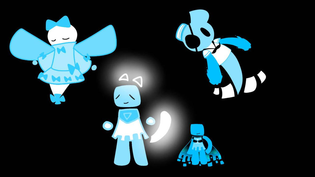 slight redesign of jsab blue cast by SpitefulCrepe-Chan on DeviantArt