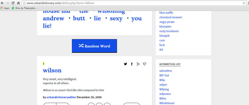 Urban Dictionary: Image Gallery (List View)