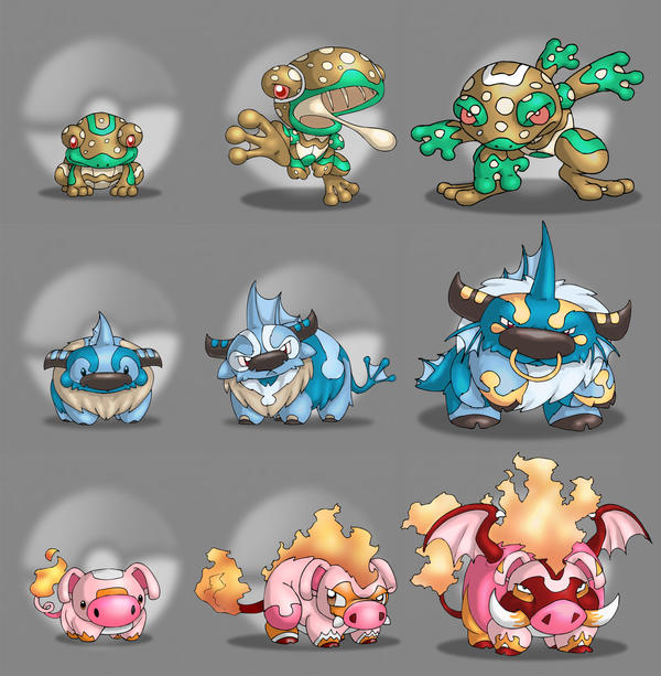 Starter Pokemon Evos