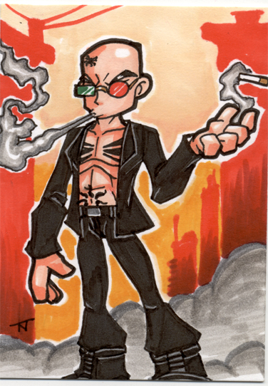 Spider Jerusalem Sketch Card