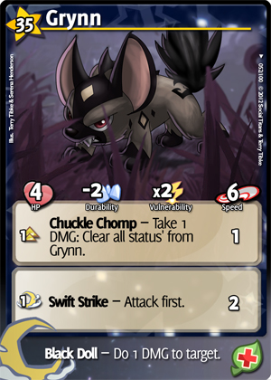 Terra Monsters - Grynn Card