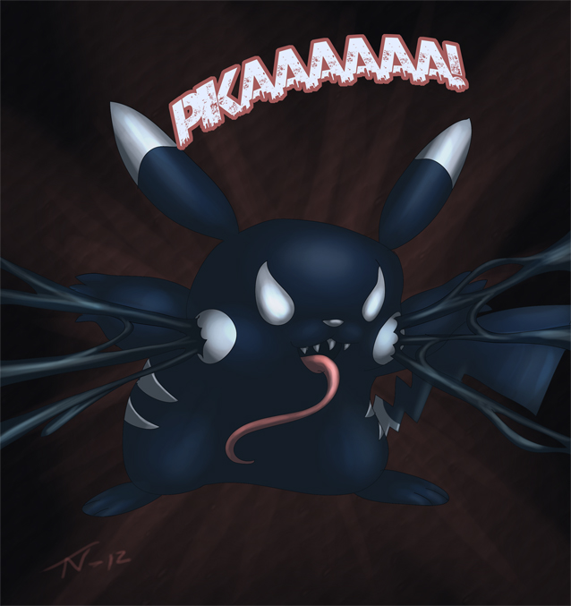 Symbiote Pikachu