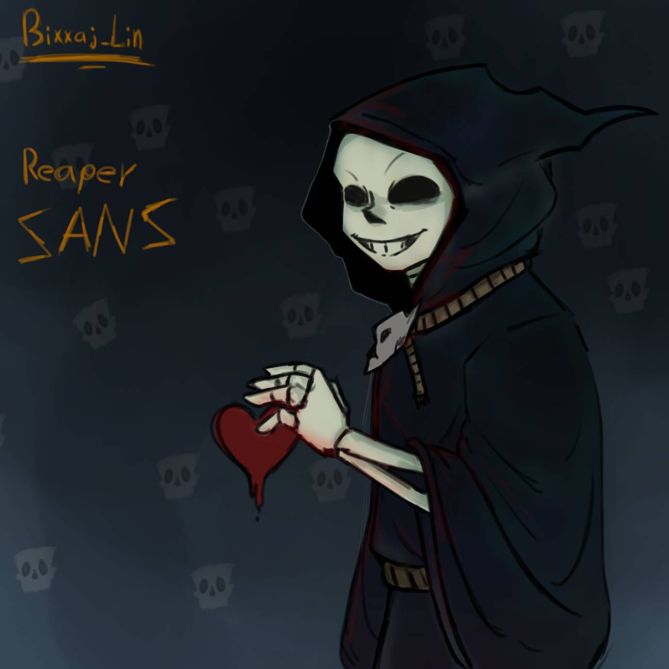 Reaper Sans by JStheWolfblood on DeviantArt