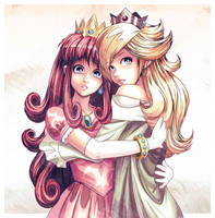 Princesses Shokora + Rosalina