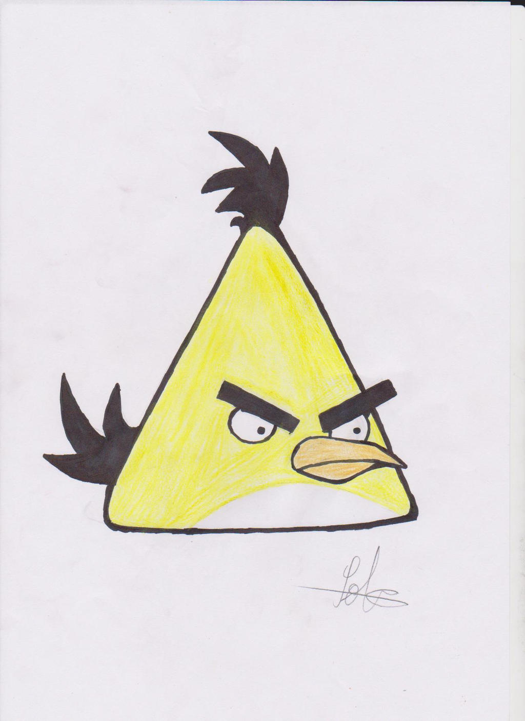 Angry Birds (yellow) by SobohRami on DeviantArt