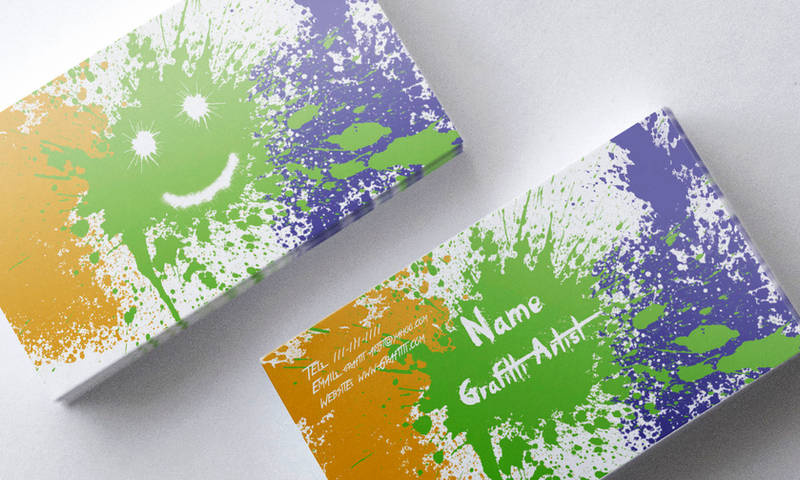 Graffiti Artist Business Card by SobohRami
