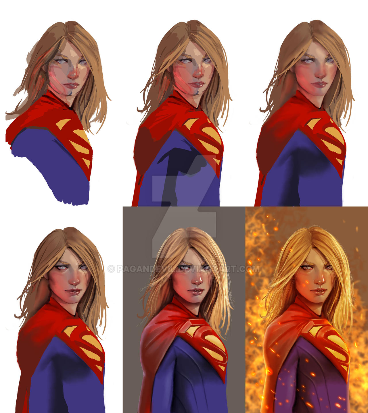 Stages Of Supergirl