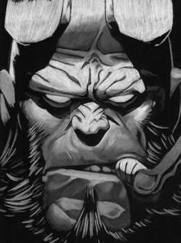 Hellboy Sketch 04