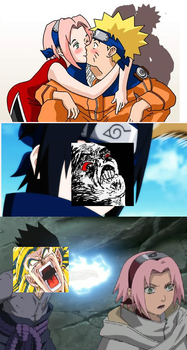 Sasuke's Reaction to Sakura X Naruto