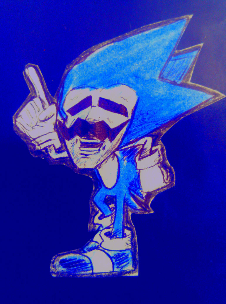 Creepy Sonic by JamEmoX on DeviantArt