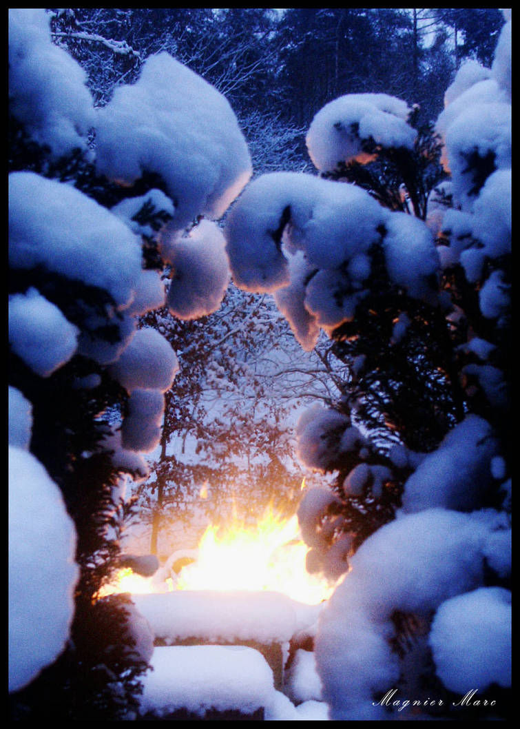 Snow on Fire by Magmarama on DeviantArt
