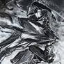 Naruto VS Sakuke - Opposition - charcoal