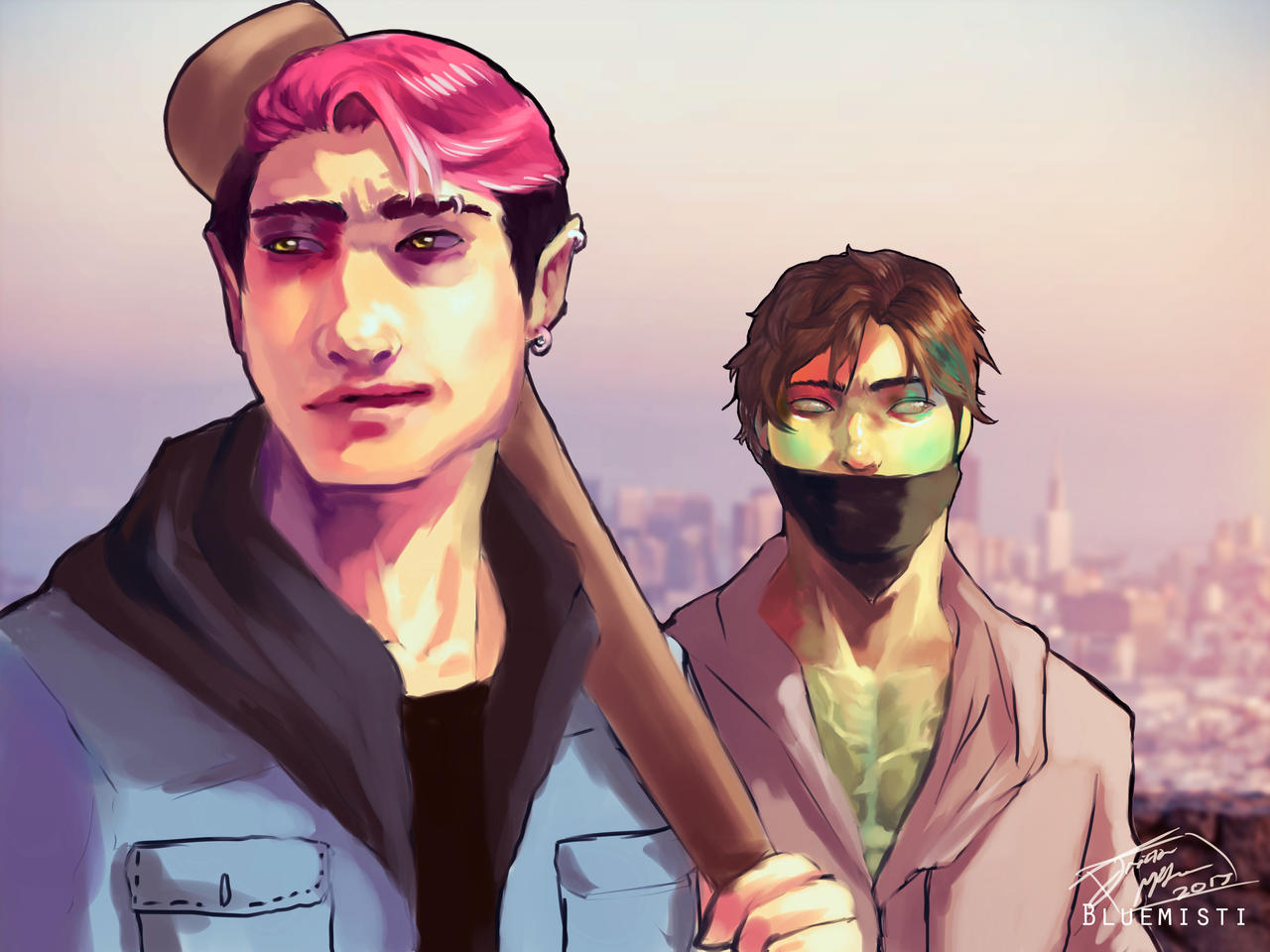 Rad Zombies Pink Hair and Rad Zombies by Kureenbean on DeviantArt