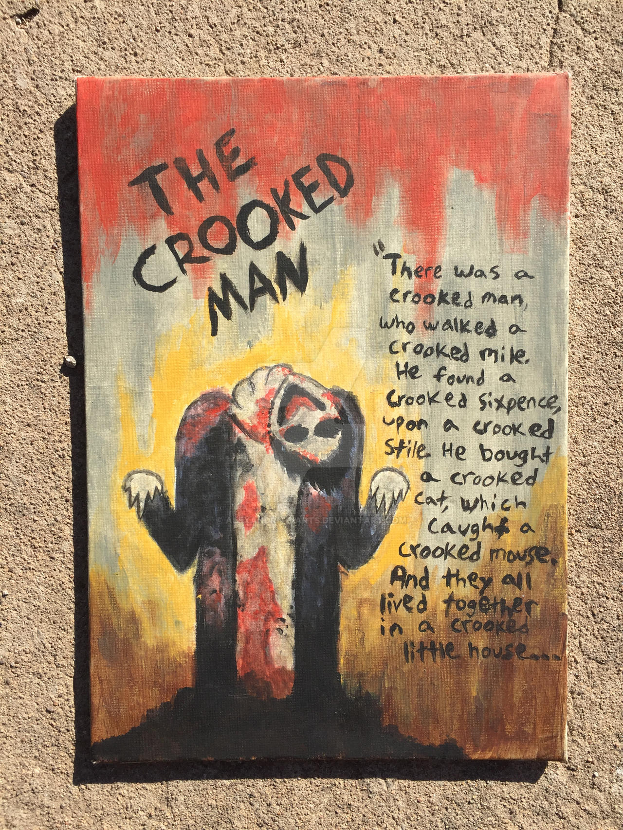 The Crooked Man Painting