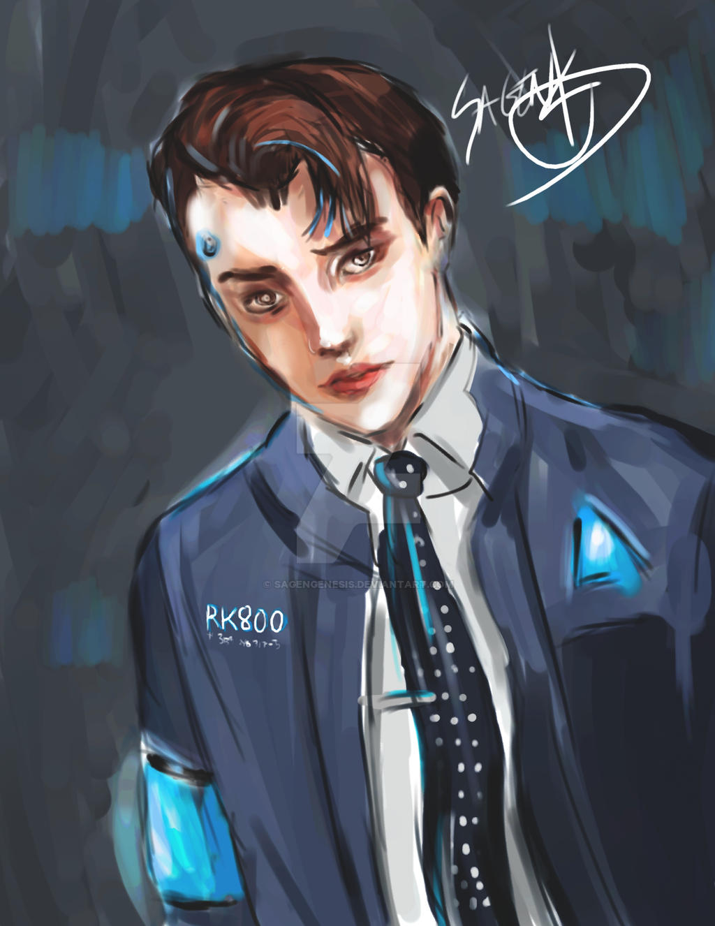 Detroit Become Human: Android Connor by SagenGenesis on DeviantArt