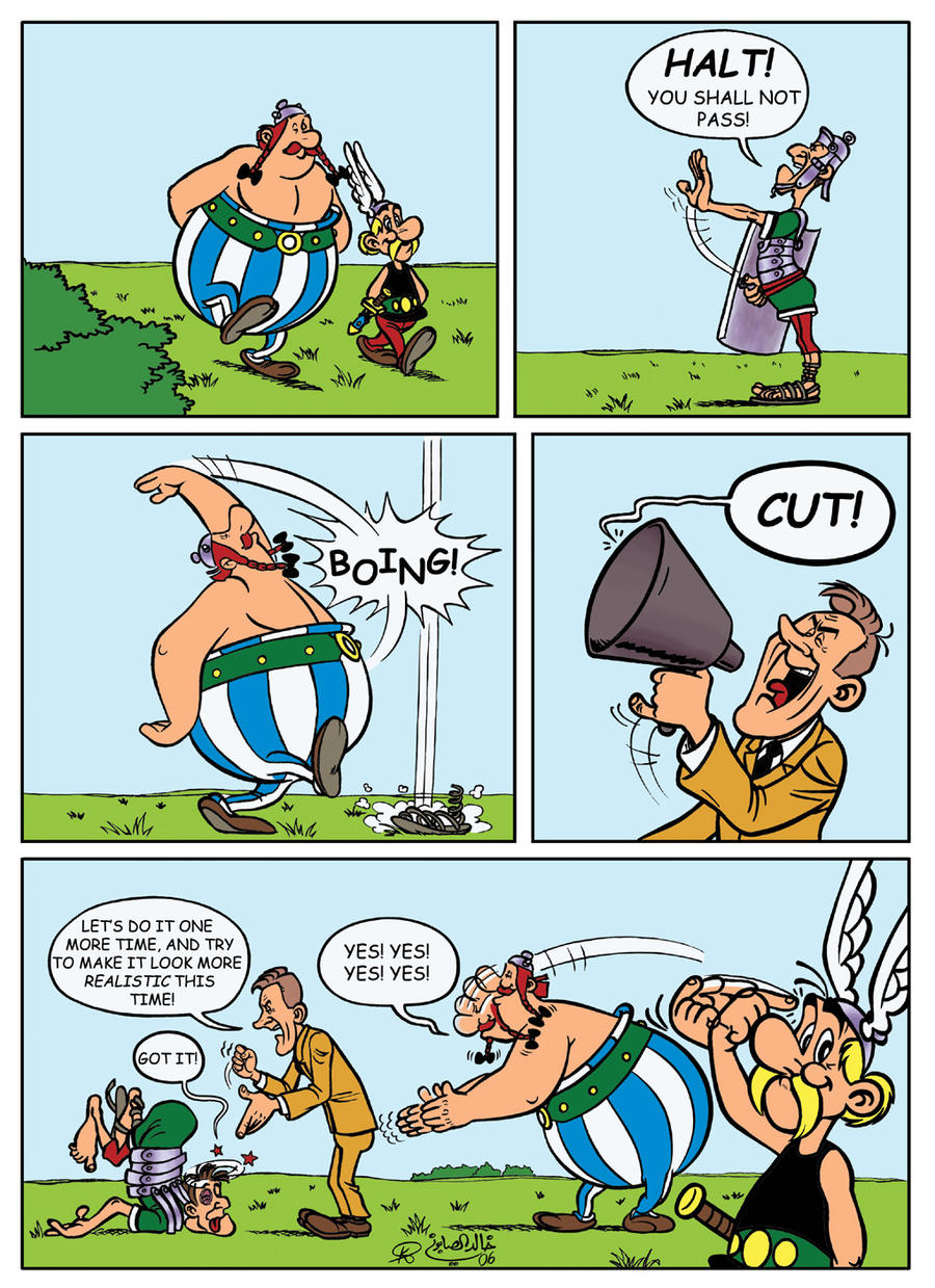 Asterix Comic Page